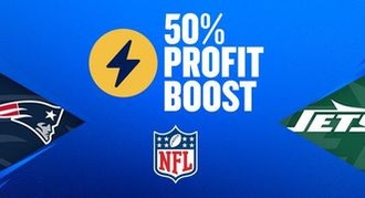 FanDuel NFL Promo Offer: 50% Profit Boost Token for Patriots vs. Jets on 9/19/24