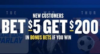 FanDuel Promo Offer for New Customers: Bet $5+, Get $200 in Bonus Bets If You Win