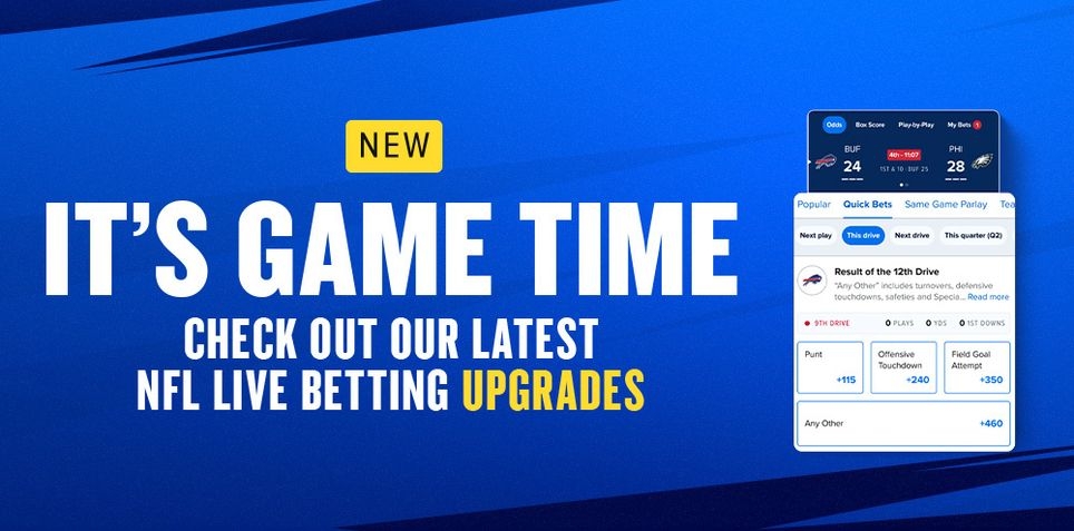 Introducing FanDuel Sportsbook NFL Live Betting Upgrades 