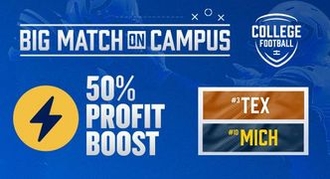 FanDuel NCAAF Promo Offer: 50% Profit Boost for Texas vs. Michigan 9/7/24