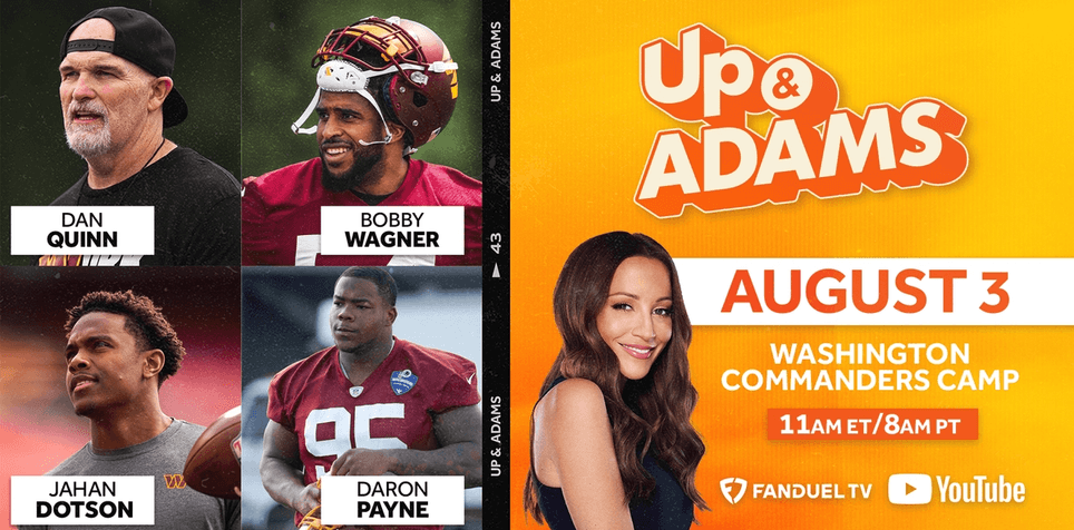 Up & Adams: Saturday, August 3rd, 2024