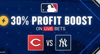 FanDuel MLB Promo Offer: 30% Profit Boost for Live Wager on Reds vs Yankees 7/3/24