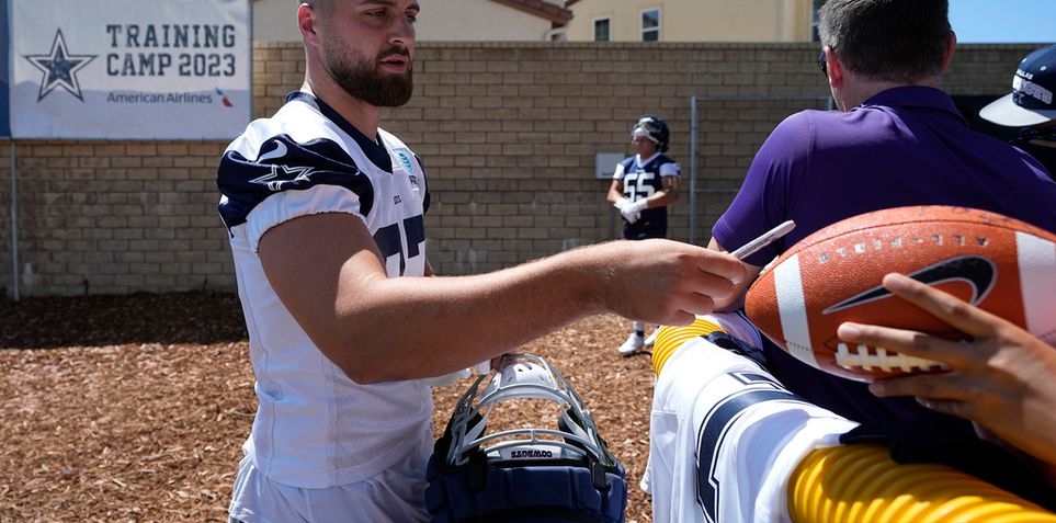 Jake Ferguson Signed Jersey (Gameday)