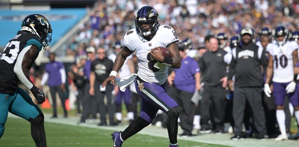 Trends International Nfl Baltimore Ravens - Lamar Jackson 18