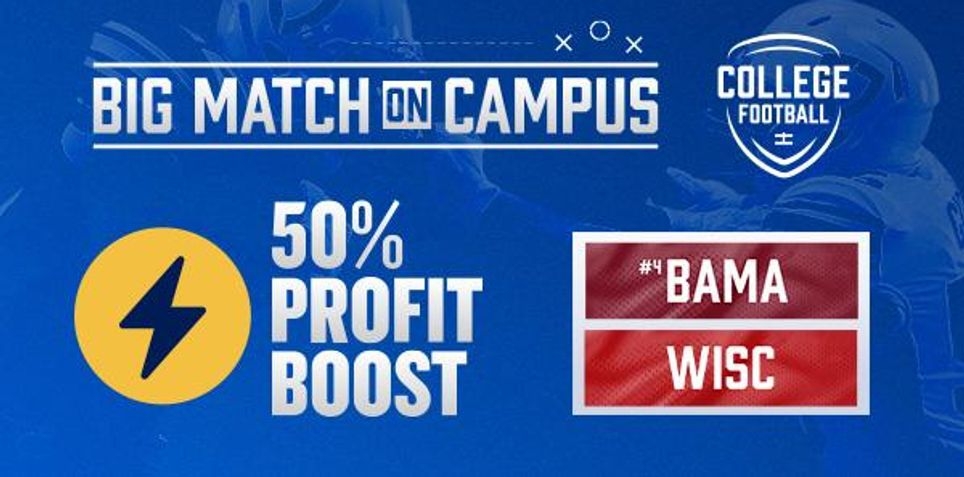 FanDuel NCAAF Promo Offer: 50% Profit Boost for Alabama vs. Wisconsin 9/14/24