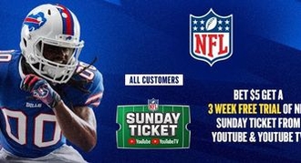 FanDuel Promo for All Customers: Bet $5, Get NFL Sunday Ticket Free Trial Starting 9/8/24