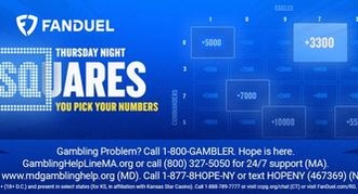 How to Bet Thursday Night Football Squares at FanDuel