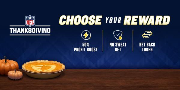 NFL Thanksgiving Choose Your Own Reward