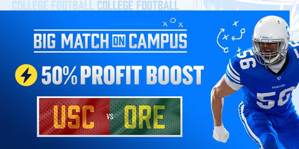 College Football BMOC 50% PBT - USC @ Oregon
