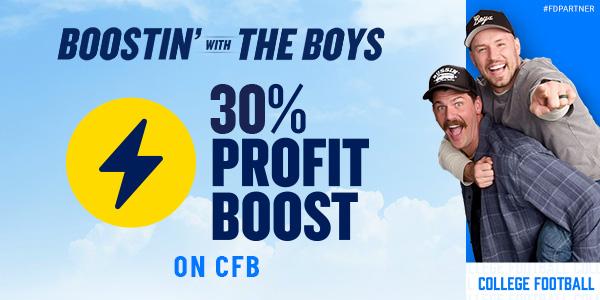 Boostin With The Boys CFB Parlay Profit Boost