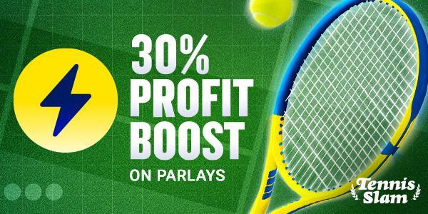 Tennis Parlay Profit Boost