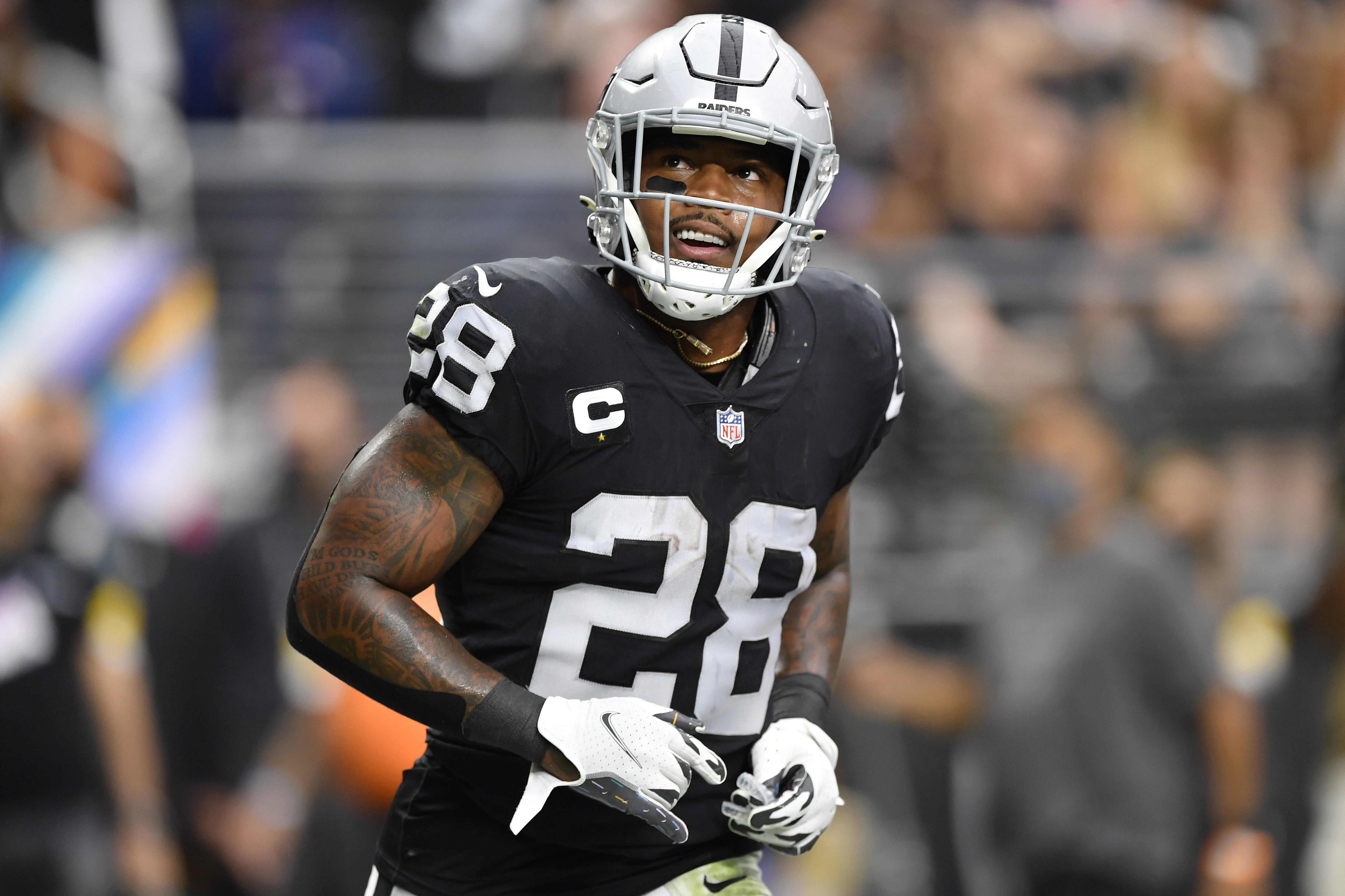 Raiders coach has 'hope and goal' for Josh Jacobs 