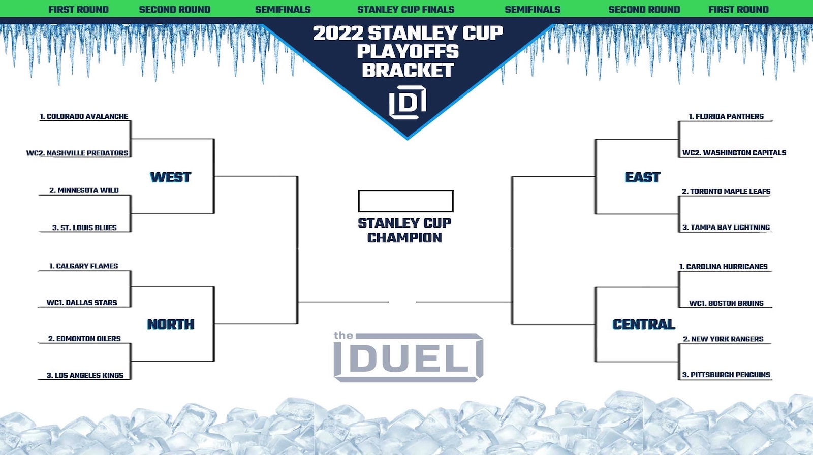 NHL Stanley Cup 2023: Bracket, start dates, TV times, and matchups