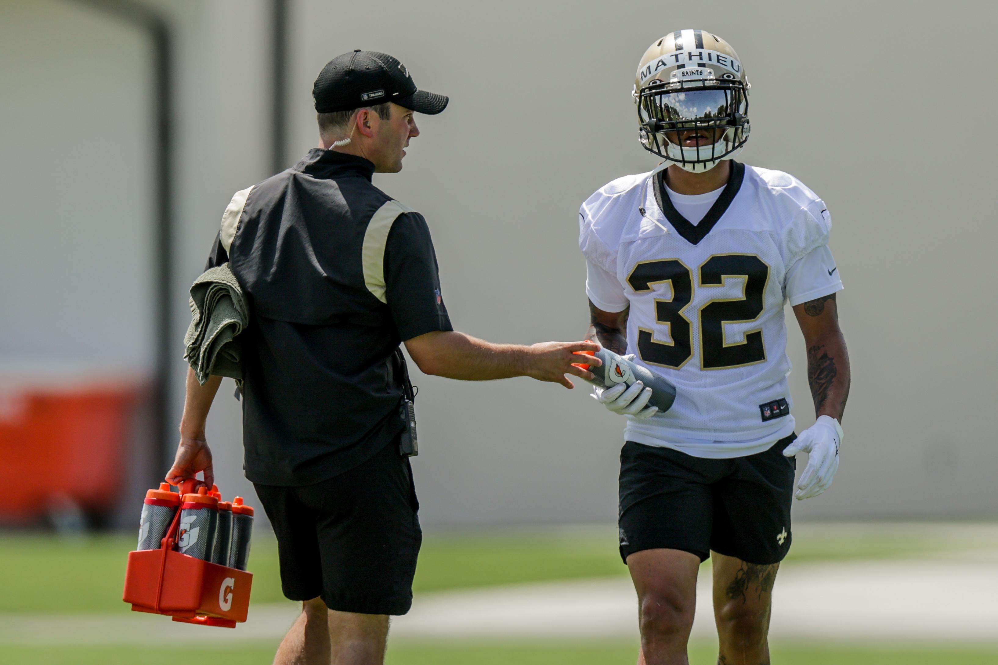 tyrann mathieu in saints uniform