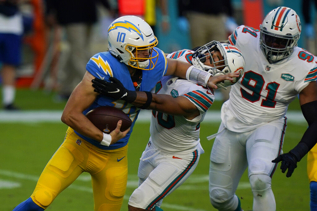 Dolphins at Chargers Week 14 game flexed to Sunday night; Chiefs