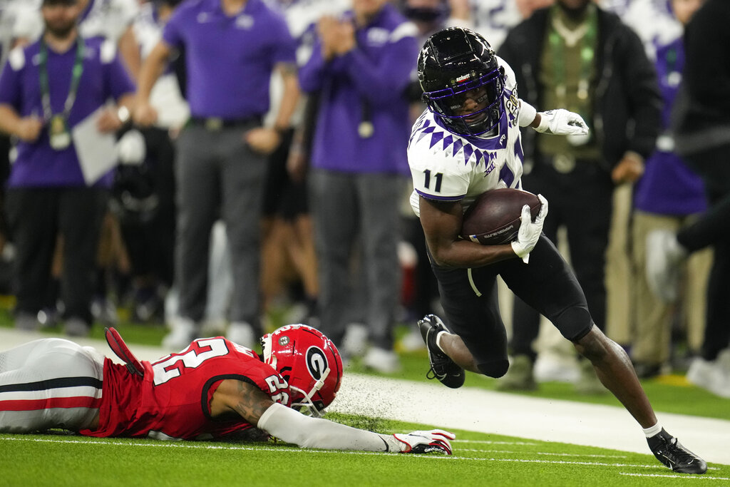 WR Derius Davis (TCU) Runs a 4.36-Second 40-Yard Dash at the 2023 NFL  Combine