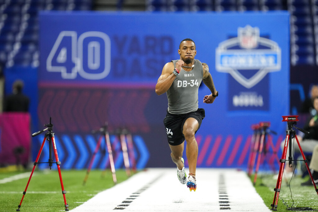 Top 5 fastest running back 40-yard dashes