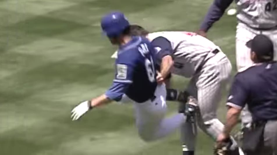 VIDEO: Remembering When Dodgers Pitcher Chan Ho Park Drop-Kicked Angels  Pitcher Tim Belcher