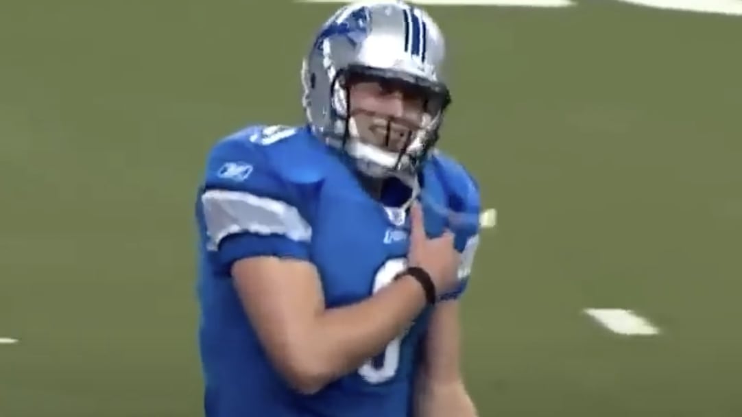 VIDEO: Remembering When Matthew Stafford Threw a Game-Winning Pass With an  Injured Shoulder